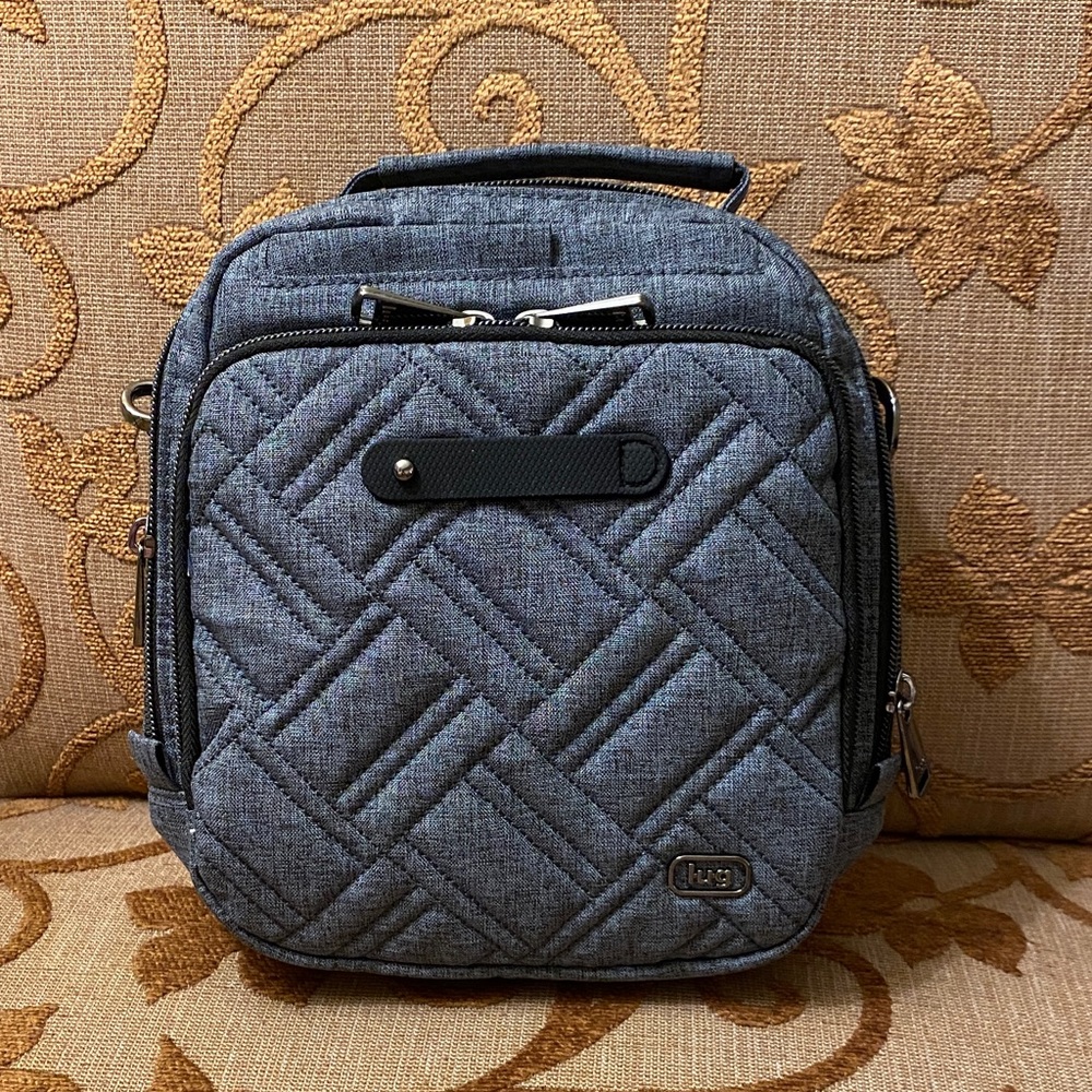 NWT Lug Skeeter Bridge Gray Crossbody Bag
